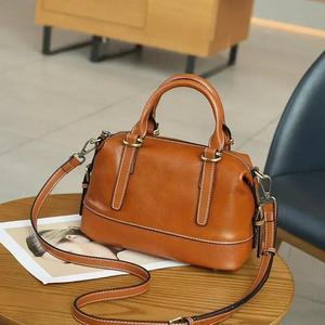 AndoBag Top-Handle <b>Bags</b> for Women Retro Genuine Cow Leather Shoulder Crossbody <b>Bag</b> <b>Large</b> Capacity Commuter Work Handbag 77123 - Product Image 4