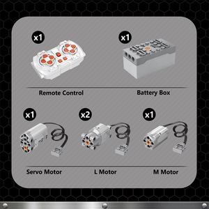 Reobrix Mechanical Power Engineering Truck Crane Remote Control <b>Building</b> <b>Blocks</b> 800+ Pieces Battery Powered Assembly Toy - Product Image 2