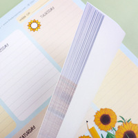 Bloc-notes promotionnel avec logo client, bloc-notes de liste de tâches professionnel, papeterie, blocs-notes mémo colorés