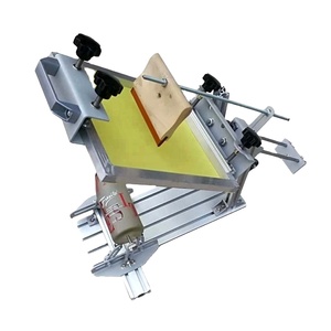 Manual Cylindrical Screen Printing Machine for Pen Bottle etc. - 1 Color CE Certified 15 Screens Affordable Price
