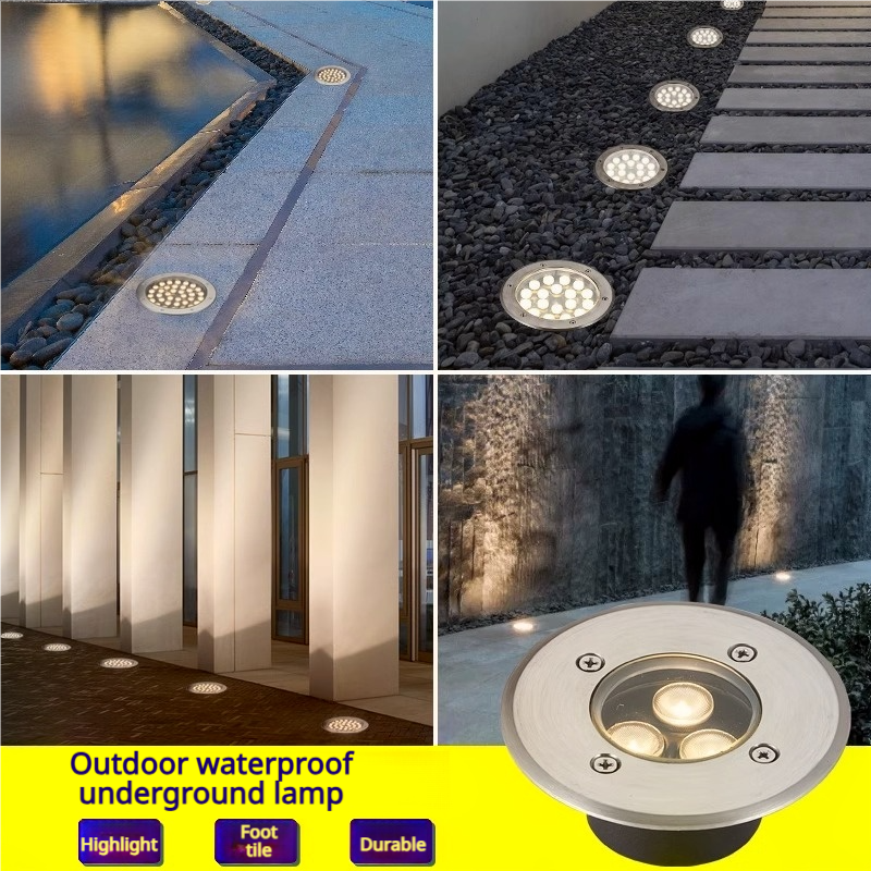 Aluminum IP65 Waterproof 220V Outdoor Inground