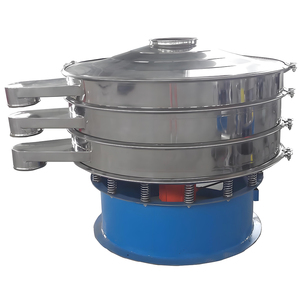 2 Layers Rotary Vibrating Screen Stainless Steel Motorized High Efficiency <strong>Fine</strong> Vibration <strong>Sieve</strong> Industrial Coffee Sieving - Product Image 4