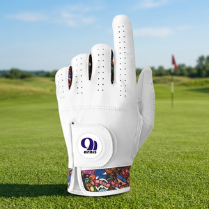 Paire de gants de golf personnalisés pour femmes, main gauche et droite, respirants, anti-humidité, maille 3D, peau de mouton, antidérapants, fermeture auto-agrippante, ajustement parfait pour le golf - Product Image 2
