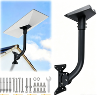 Kit de montage mural réglable et pliable en acier au carbone pour routeur Starlink Gen3, mini-antenne, appareil satellite intérieur/extérieur