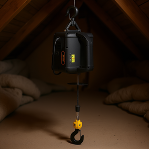 Vevor Electric Hoist Winch 1500W 23 Ft Lifting Height <b>Wireless</b> Remote <b>Control</b> For Attic Use - Product Image 2