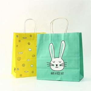 Sac en papier kraft personnalisé de haute qualité, épaissi, mignon, pour emballage - Product Image 5