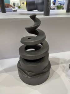 Muebles de horno SIC personalizados de tubo de cerámica de carburo de silicio sinterizado de alta pureza 99% - Product Image 2