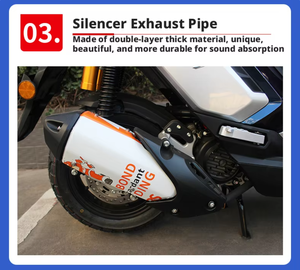 Scooter Eléctrico de Dos Ruedas, 1500W, 31-40km/h, Batería de Litio de 60V 31-40Ah, 200kg, Plegable, con Aplicación Digital, de Fábrica China - Product Image 4