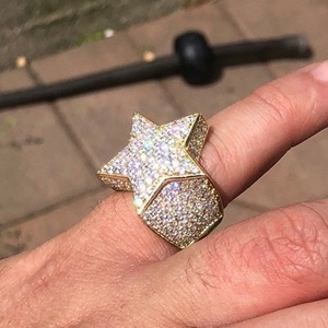 Bijoux épicés pour hommes, bague en diamant glacé, de style hip hop, vente en gros, bon marché, vente en gros - Product Image 4