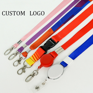 Miễn Phí Mẫu Khuyến Mại Tùy Chỉnh Polyester Dây Buộc Ribbon Thăng Hoa Trống Dây Buộc Móc Khóa Với Biểu Tượng Tùy Chỉnh - Product Image 1