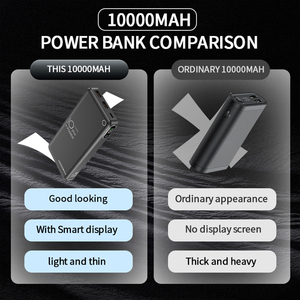 Prodotti più venduti banche di potere portatili con luce a LED portatile 10000mAh carica Dual USB Power bank - Product Image 4