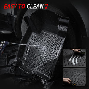 Alfombrillas de Plástico para Auto, Tapetes 3D TPE con Alfombrilla para Maletero para Toyota Meru 2005-2009 Landcruiser Prao J90 - Product Image 5