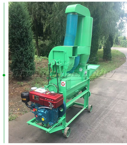 Điện nhỏ kê đậu nành đập máy Ngô lúa Miến tuốt lúa máy để bán - Product Image 5