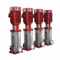 Ensemble de pompe à incendie pour moteur diesel électrique à haute pression Booster centrifuge à plusieurs étages Moteur personnalisable OEM en acier inoxydable