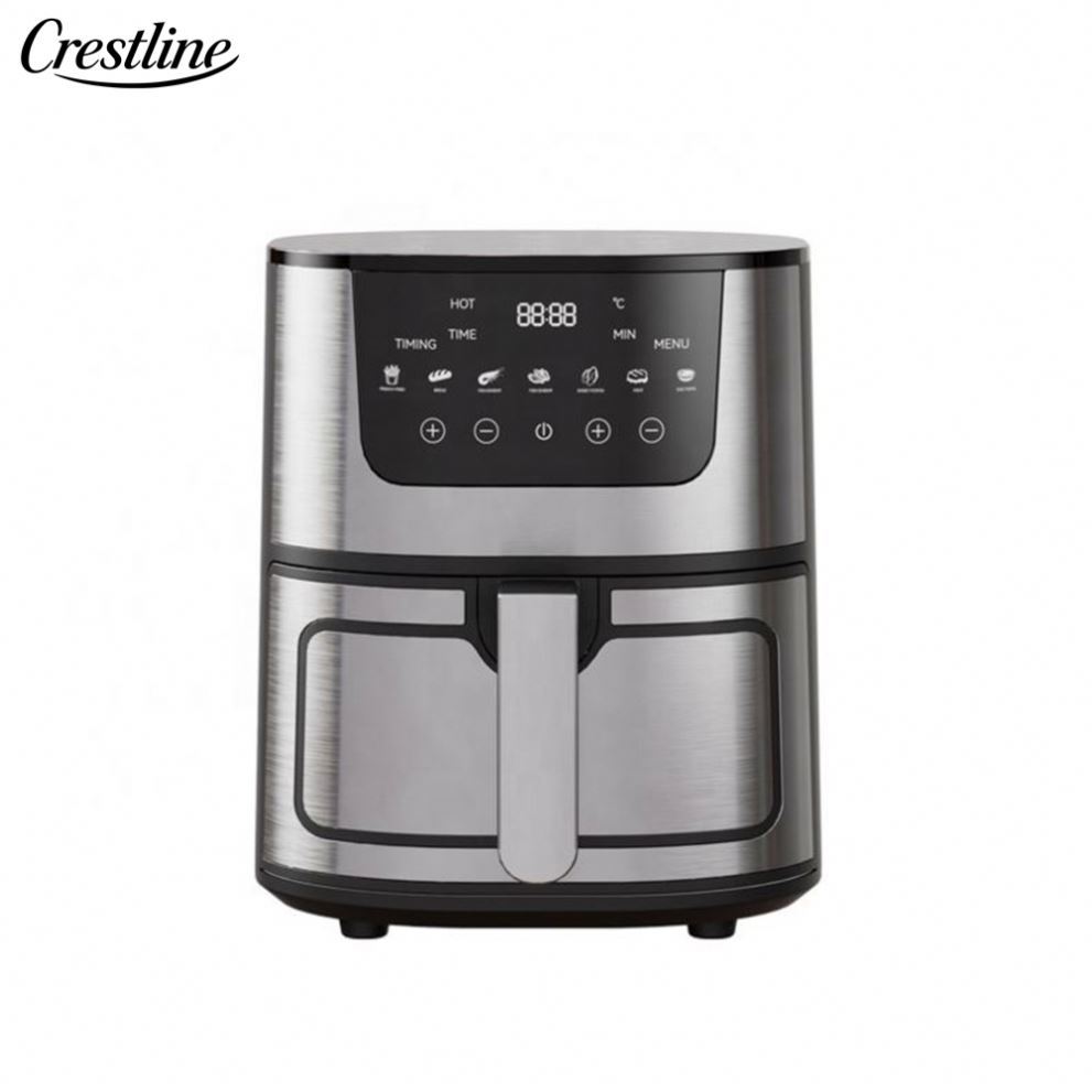 For Commercial and Home Electric Air Fryer 8.5L Oven Stainless Steel Square Shape for Home Use and Household Appliances
