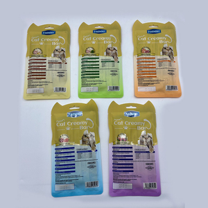 75g(15g * 5) Líquido de aperitivos para gatos Venta al por mayor Varios sabores Tira húmeda de comida para gatos Golosinas cremosas para gatos de alta proteína - Product Image 2