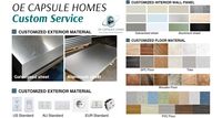 OE HOME Maison Modulaire Mobile Préfabriquée de Luxe Moderne, Capsule Spatiale Intelligente, Conteneur en Acier Écologique et Étanche 1