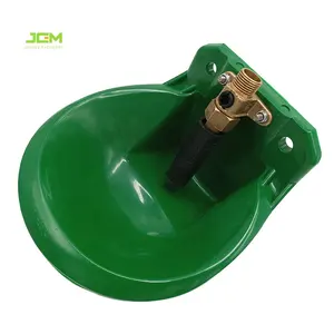 Abreuvoir automatique en plastique personnalisé Bol d'eau potable pour moutons chèvres Abreuvoir de ferme Fourniture de bétail pour porcelet vert