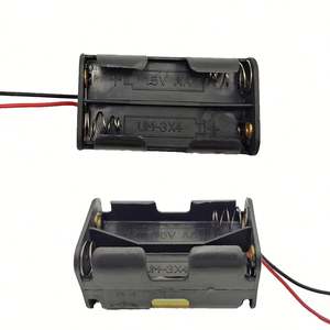 Meist verkaufte Produkte AA-Batterien <span class=keywords><strong>UM</strong></span>-3 1.5v 4 Aa Batterie halter Fall Kunststoff-Box Rücken an Rücken 6v Batterie halter - Product Image 5