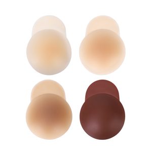 Cache-tétons en silicone adhésifs hypoallergéniques réutilisables à maintien puissant, imperméables et invisibles pour robes dos nu - Product Image 1