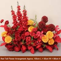 Arche de fleurs artificielles en soie pour mariage, décoration de fond floral pour réceptions et cérémonies – Vente en gros