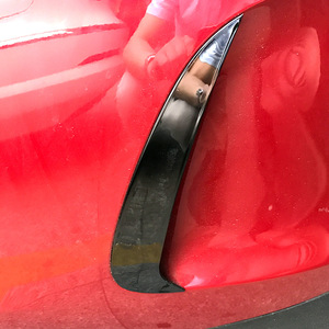 Mercedes-Benz E-Class Coupe C238 Rear Bumper Canard Surround Piano Black Carbon Fiber Texture Exterior Decal Modification - Product Image 2