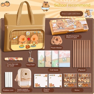 Caja <span class=keywords><strong>de</strong></span> Regalo Set <span class=keywords><strong>de</strong></span> Papelería <span class=keywords><strong>de</strong></span> Alto Valor KapiBala para Niños y Niñas Suministros Escolares <span class=keywords><strong>de</strong></span> Primer Grado Gran Paquete <span class=keywords><strong>de</strong></span> Regalo para el Día del Niño - Product Image 2