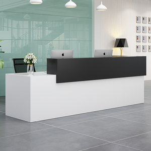 QT-07 Office Furniture <b>Counter</b> <b>Reception</b> <b>Counter</b> <b>Reception</b> Desk Modern Front Desk Office <b>Reception</b> Desk - Product Image 1