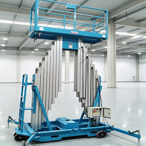 Plateforme <span class=keywords><strong>de</strong></span> travail aérienne mobile hydraulique télescopique <span class=keywords><strong>de</strong></span> 6 mètres, capacité <span class=keywords><strong>de</strong></span> 200 kg, design compact, pour l'entretien intérieur et extérieur - Product Image 3