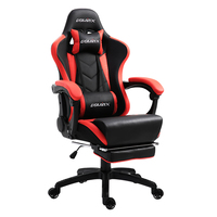 Chaise de jeu bon marché en cuir à mémoire de forme oreiller chaises de jeu pour PC style course bureau ordinateur voiture de course avec roues chaise de jeu