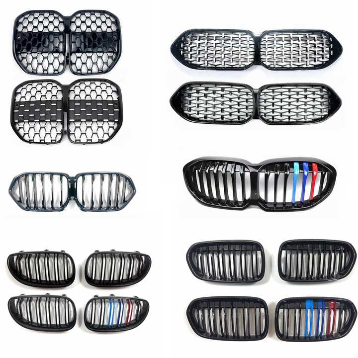 Carbon Black Car Front Grille Kidney Shape Grill Grid For BMW Z4 E85 E86 2003 20