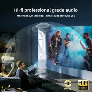 Proyector Hotack Wholesale X5AR Full HD 1080P 8K, Proyector <span class=keywords><strong>de</strong></span> Videojuegos Inteligente Portátil con Android TV para Cine en Casa - Product Image 4