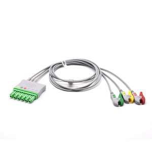 Dragger Infinity M300 <strong>ECG</strong> 3 Leads <strong>Cable</strong> with Grabber Electrodes - Product Image 1