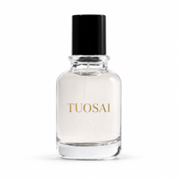 Botol Parfum Kaca 50ml dengan Tutup Hitam Mengkilap, Semprotan Wewangian Mewah Lucu Silinder Kustom dengan Cetak Sablon