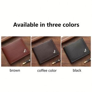 Hot Selling Fashionable Casual Wallet Men's Business Double Fold Leather Large Capacity Soft - Product Image 4