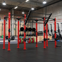 Plateforme de rangement CF Rig robuste et autoportante pour compétition multi-stations avec cible murale