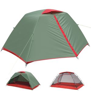 Carpa de Camping Doble Capa Oxford para 2 Personas, Ligera, Fácil de Instalar, Impermeable 1500-2000 mm, Ideal para Senderismo Familiar - Product Image 2