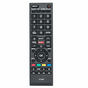 New CT-8037 <b>Remote</b> <b>Control</b> for Toshiba LCD LED TV 40L3400 50L3400 58L5400 58L5400 58L5400U 58L5400UC 65L5400 65L5400U - Product Image 1