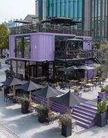 Villa résidentielle modulaire préfabriquée de luxe à 2 étages de 20 pieds, design moderne du milieu du siècle, utilisation en centre commercial ou supermarché, garantie 3 ans