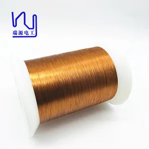 AIW-cable de cobre esmaltado plano de autounión ultradelgado, clase 220, Alta Temperatura
