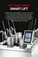 Machine à Cuisiner les Nouilles Commerciale Intelligente en Acier Inoxydable avec Écran Tactile Numérique, Nettoyage Facile, Four à Levage Entièrement Automatique