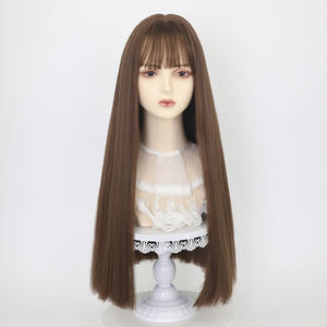 Máquina para Hacer Pelucas Estilo Europeo Americano, Peluca de Mujer con Flequillo de Moda, Cabello Largo, Estilo Influencer - Product Image 2