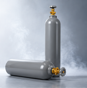 Cylindre de gaz KrF haute pureté 99,999 % 5N pour laser excimer semi-conducteur, 10L 40L, valve en laiton, pression 150 bars, logo personnalisé - Product Image 3