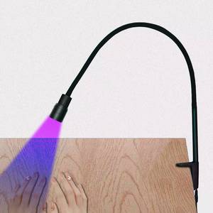 Lámpara LED UV de Escritorio con Abrazadera Ajustable para Secado de Gel, para Manicura y Técnicos de Pestañas - Con Interruptor de Pie - Product Image 4