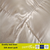 Couette douce et chaude de luxe en jacquard de soie pour la maison et l'hôtel en Offre Spéciale, 100%