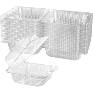 Wholesale Transparent Disposable PET Clamshell Fruit Vegetable Fresh Box - Product Image 1