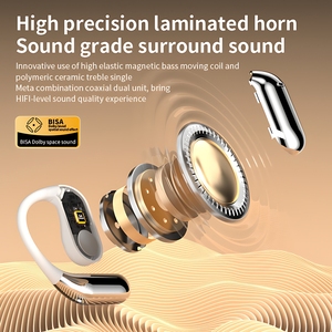 2025 Hot Q16 Pro ANC+ENC TWS Wireless Earbuds Touch Screen Earphone Open With 2025 Hot Sale Products Anc+enc Tws O - Product Image 3