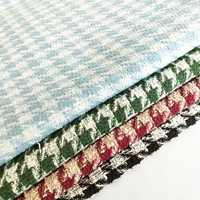 Tissu en tweed fantaisie 100 % polyester, motif pied-de-poule, chevrons, rayures, teint en fil, tissé, résistant à l'eau, collection 2022, vente chaude usine