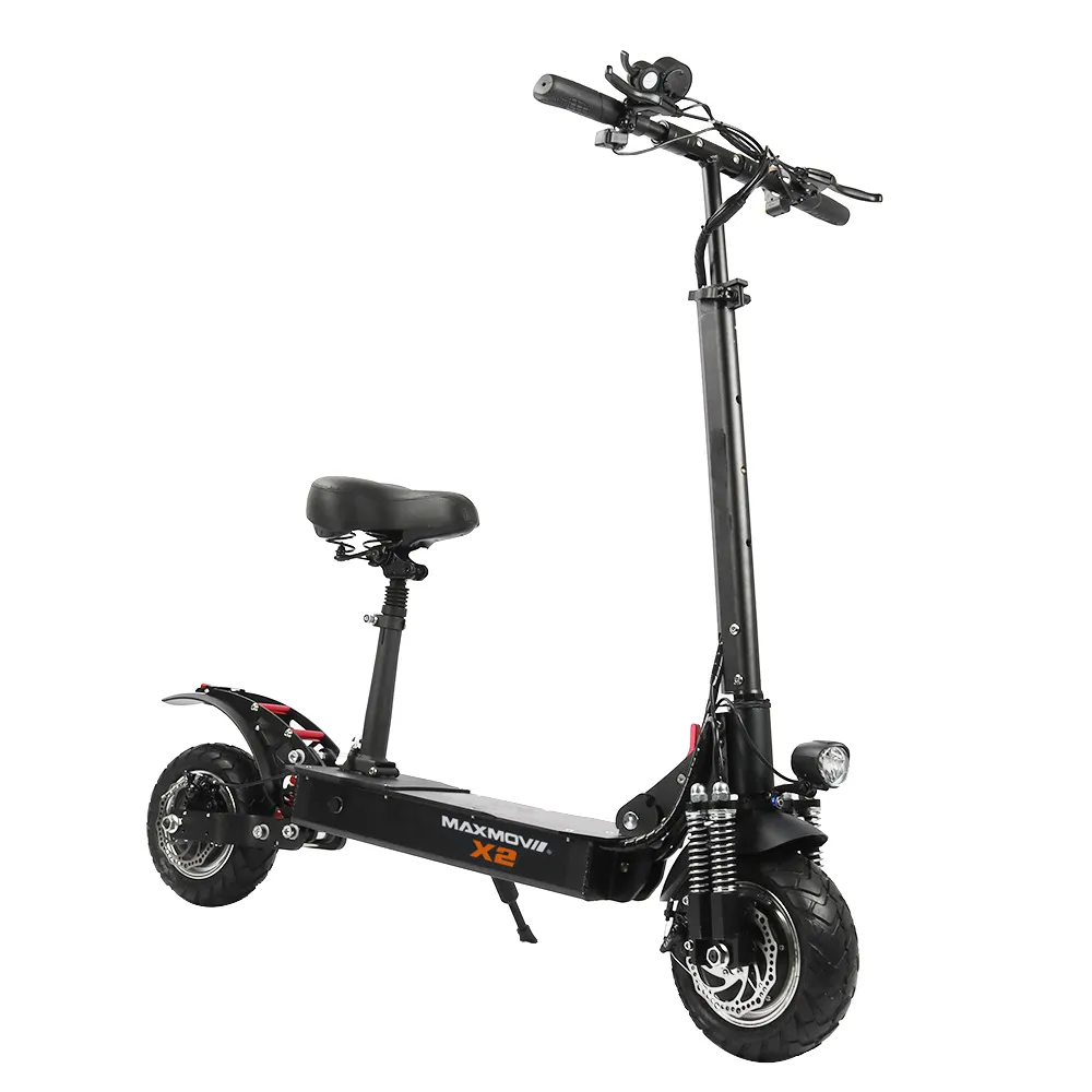 Scooters électriques pliables de 1000W 2000W Vélo électrique pliable à grande vitesse pour adultes avec deux moteurs