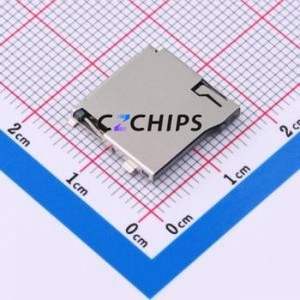 TF-15x15 SD Card / Memory Card Connector SMD Connector Self-Return Type MicroSD Card (TF Card) Card Holder 2mm - Product Image 1